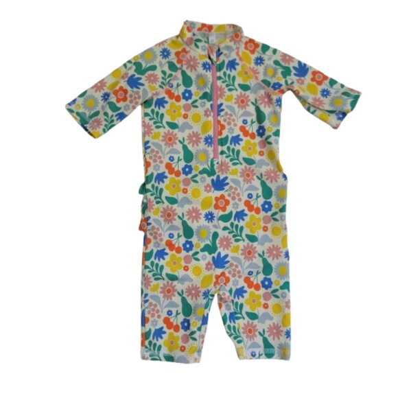 Baby Boden Rashguard Swimwear Floral - Picture 1 of 8
